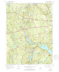 Clayville Rhode Island Historical topographic map, 1:24000 scale, 7.5 X 7.5 Minute, Year 1955