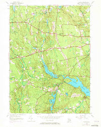 Clayville Rhode Island Historical topographic map, 1:24000 scale, 7.5 X 7.5 Minute, Year 1955