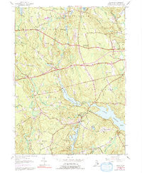 Clayville Rhode Island Historical topographic map, 1:24000 scale, 7.5 X 7.5 Minute, Year 1955