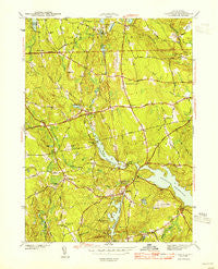 Clayville Rhode Island Historical topographic map, 1:31680 scale, 7.5 X 7.5 Minute, Year 1943