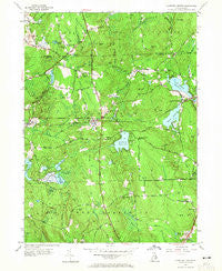 Coventry Center Rhode Island Historical topographic map, 1:24000 scale, 7.5 X 7.5 Minute, Year 1955