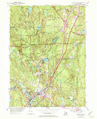 Hope Valley Rhode Island Historical topographic map, 1:24000 scale, 7.5 X 7.5 Minute, Year 1953