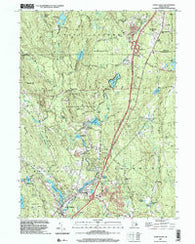 Hope Valley Rhode Island Historical topographic map, 1:24000 scale, 7.5 X 7.5 Minute, Year 2001