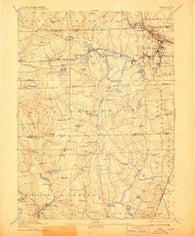 Kent Rhode Island Historical topographic map, 1:62500 scale, 15 X 15 Minute, Year 1894