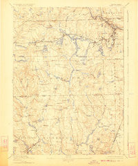 Kent Rhode Island Historical topographic map, 1:62500 scale, 15 X 15 Minute, Year 1894