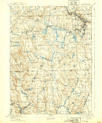 Kent Rhode Island Historical topographic map, 1:62500 scale, 15 X 15 Minute, Year 1894
