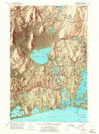 Kingston Rhode Island Historical topographic map, 1:24000 scale, 7.5 X 7.5 Minute, Year 1957