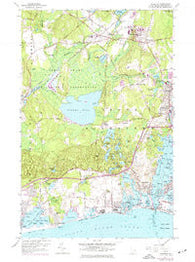 Kingston Rhode Island Historical topographic map, 1:24000 scale, 7.5 X 7.5 Minute, Year 1957