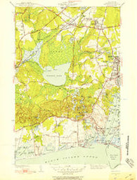 Kingston Rhode Island Historical topographic map, 1:31680 scale, 7.5 X 7.5 Minute, Year 1942