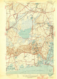 Kingston Rhode Island Historical topographic map, 1:31680 scale, 7.5 X 7.5 Minute, Year 1944