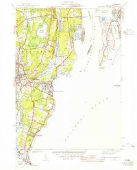 Narragansett Pier Rhode Island Historical topographic map, 1:31680 scale, 7.5 X 7.5 Minute, Year 1944