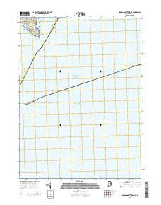 Narragansett Pier OE S Rhode Island Current topographic map, 1:24000 scale, 7.5 X 7.5 Minute, Year 2015