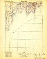 Newport Rhode Island Historical topographic map, 1:62500 scale, 15 X 15 Minute, Year 1920