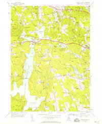 North Scituate Rhode Island Historical topographic map, 1:24000 scale, 7.5 X 7.5 Minute, Year 1955