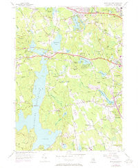 North Scituate Rhode Island Historical topographic map, 1:24000 scale, 7.5 X 7.5 Minute, Year 1955