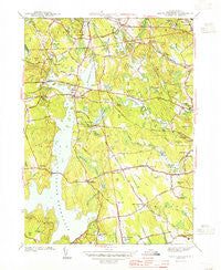 North Scituate Rhode Island Historical topographic map, 1:31680 scale, 7.5 X 7.5 Minute, Year 1943