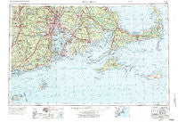 Providence Rhode Island Historical topographic map, 1:250000 scale, 1 X 2 Degree, Year 1947