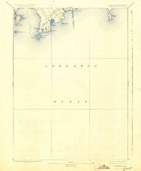 Sakonnet Rhode Island Historical topographic map, 1:62500 scale, 15 X 15 Minute, Year 1893