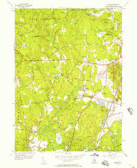 Slocum Rhode Island Historical topographic map, 1:24000 scale, 7.5 X 7.5 Minute, Year 1955