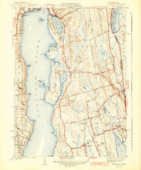 Tiverton Rhode Island Historical topographic map, 1:31680 scale, 7.5 X 7.5 Minute, Year 1942