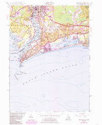 Watch Hill Rhode Island Historical topographic map, 1:24000 scale, 7.5 X 7.5 Minute, Year 1953