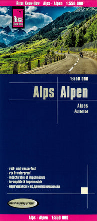Buy map Alps Road Map