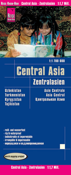 Buy map Central Asia Road Map
