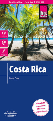 Buy map Costa Rica Road Map