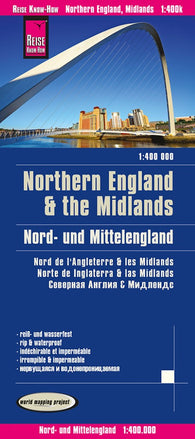 Buy map Northern England and the Midlands