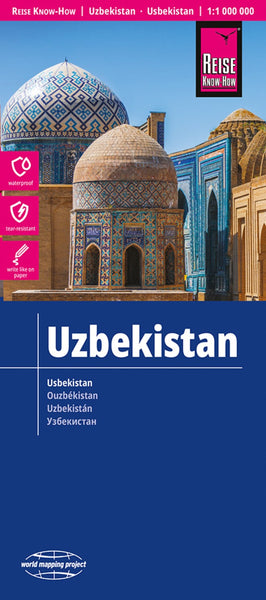 Buy map Uzbekistan Road Map