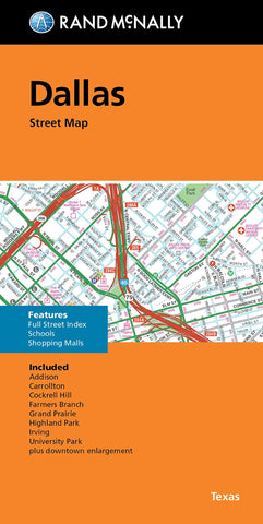 Buy map Dallas, TX - Folded Street Map