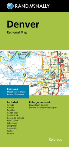 Buy map Denver : regional map