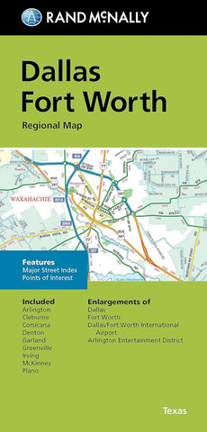 Buy map Dallas and Fort Worth, Texas, Regional Map