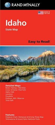 Buy map Idaho : state map : easy to read!