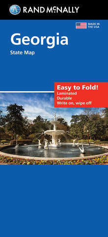 Buy map Georgia, Easy to Fold State Map