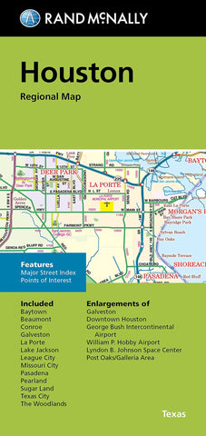 Buy map Houston, Texas Regional Map