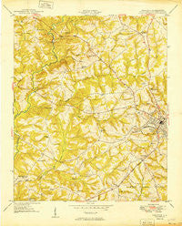 Abbeville South Carolina Historical topographic map, 1:24000 scale, 7.5 X 7.5 Minute, Year 1949