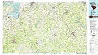 Abbeville South Carolina Historical topographic map, 1:100000 scale, 30 X 60 Minute, Year 1979