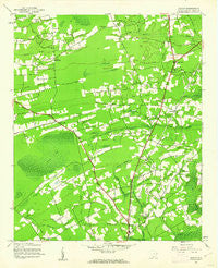 Adrian South Carolina Historical topographic map, 1:24000 scale, 7.5 X 7.5 Minute, Year 1943