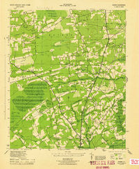 Adrian South Carolina Historical topographic map, 1:31680 scale, 7.5 X 7.5 Minute, Year 1944