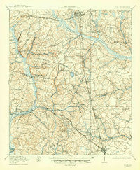 Allendale South Carolina Historical topographic map, 1:62500 scale, 15 X 15 Minute, Year 1919