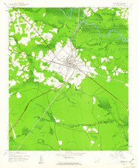 Andrews South Carolina Historical topographic map, 1:24000 scale, 7.5 X 7.5 Minute, Year 1943