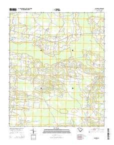 Bayboro South Carolina Current topographic map, 1:24000 scale, 7.5 X 7.5 Minute, Year 2014