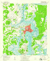 Beaufort South Carolina Historical topographic map, 1:24000 scale, 7.5 X 7.5 Minute, Year 1958