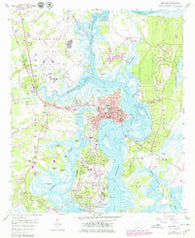 Beaufort South Carolina Historical topographic map, 1:24000 scale, 7.5 X 7.5 Minute, Year 1958