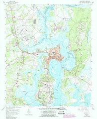 Beaufort South Carolina Historical topographic map, 1:24000 scale, 7.5 X 7.5 Minute, Year 1958