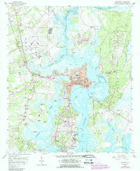 Beaufort South Carolina Historical topographic map, 1:24000 scale, 7.5 X 7.5 Minute, Year 1958