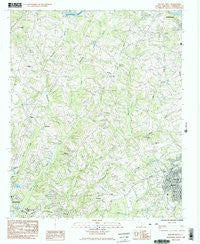 Belton West South Carolina Historical topographic map, 1:24000 scale, 7.5 X 7.5 Minute, Year 1983