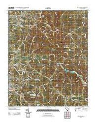 Belton East South Carolina Historical topographic map, 1:24000 scale, 7.5 X 7.5 Minute, Year 2011