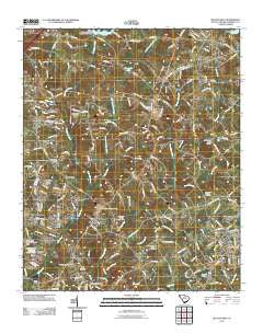 Belton West South Carolina Historical topographic map, 1:24000 scale, 7.5 X 7.5 Minute, Year 2011